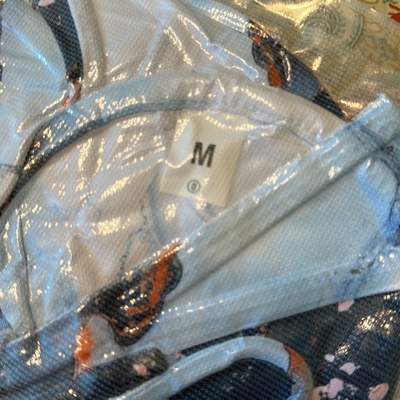 Women's 3 Piece Tie Dye Bikini Set Swimsuit with Sarongs Beach Skirt MED NWT - Picture 3 of 5